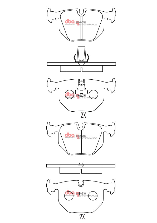 DB1397RP Brake Pads Race Performance