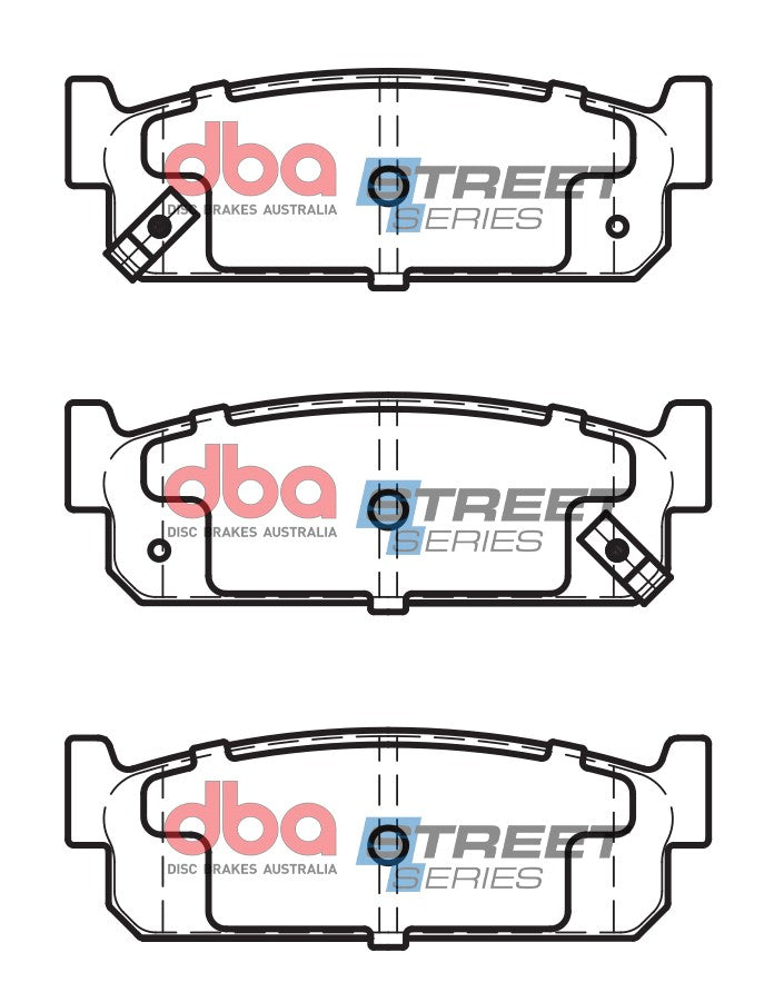 DB1399SS Brake Pads Street Series Ceramic | Rear Axle