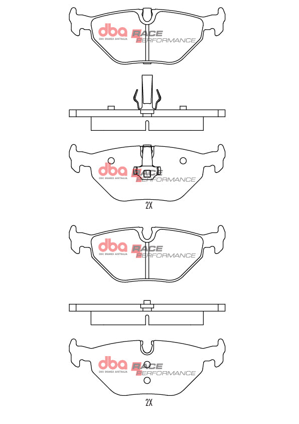 DB1415RP Brake Pads Race Performance