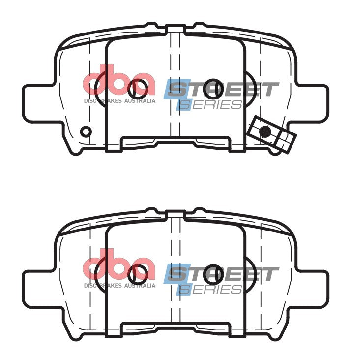 DB1440SS Brake Pads Street Series Ceramic | Rear Axle