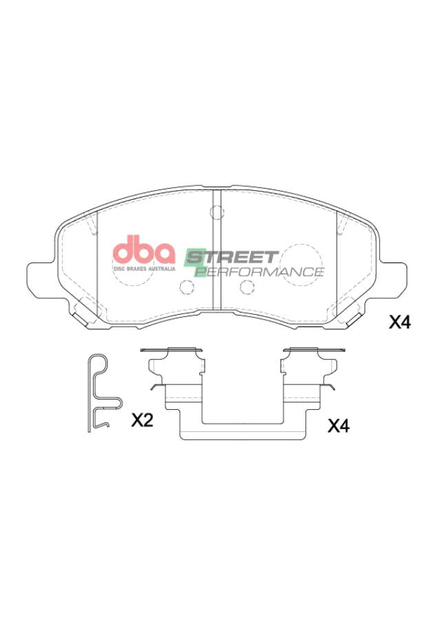 DB1441SP Brake Pads Street Performance | Front Axle