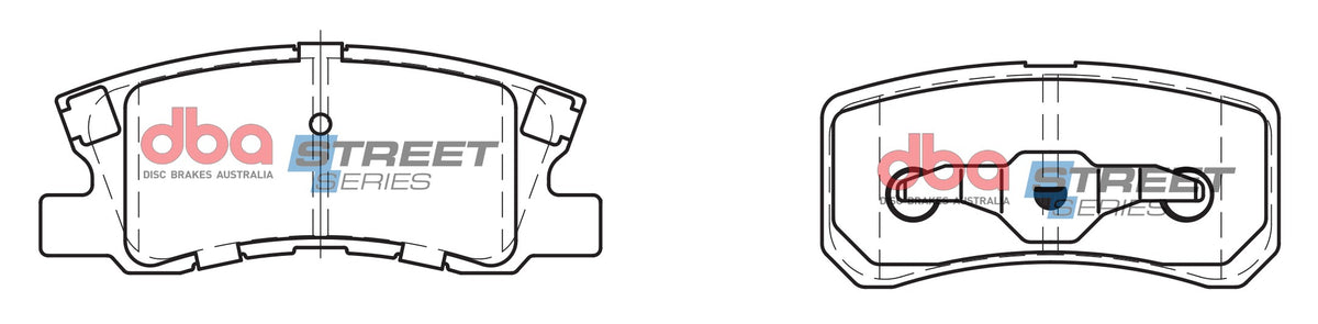 DB1464SS Brake Pads Street Series Ceramic | Rear Axle