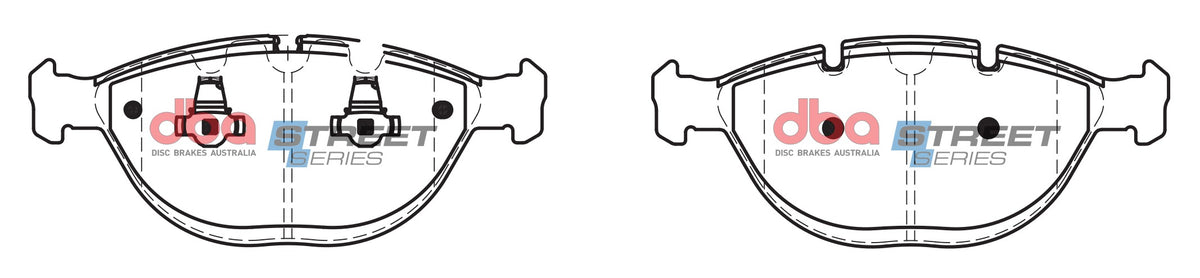 DB1495SS Brake Pads Street Series Semi-metallic | Front Axle