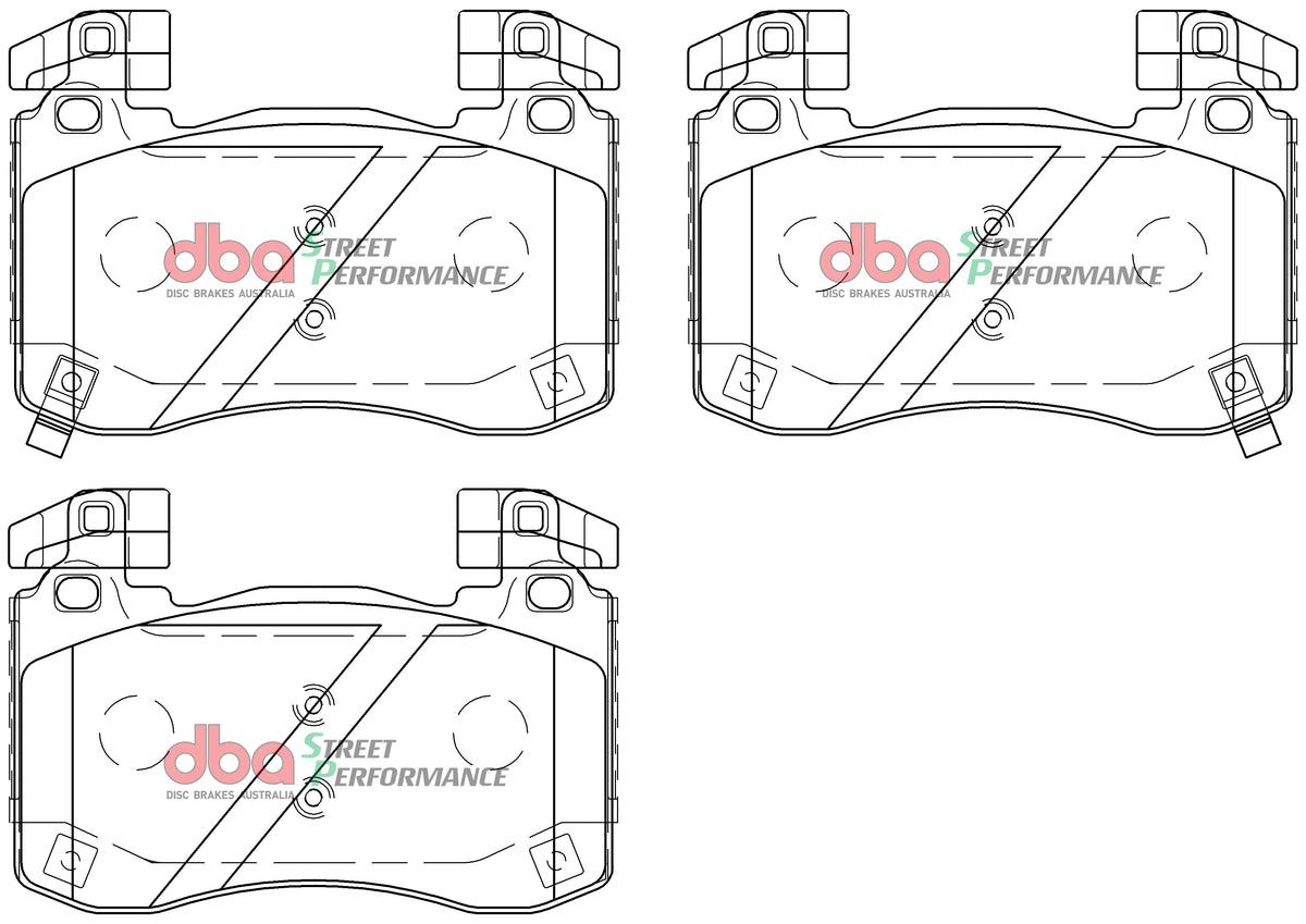 DB15003SP Brake Pads Street Performance | Front Axle