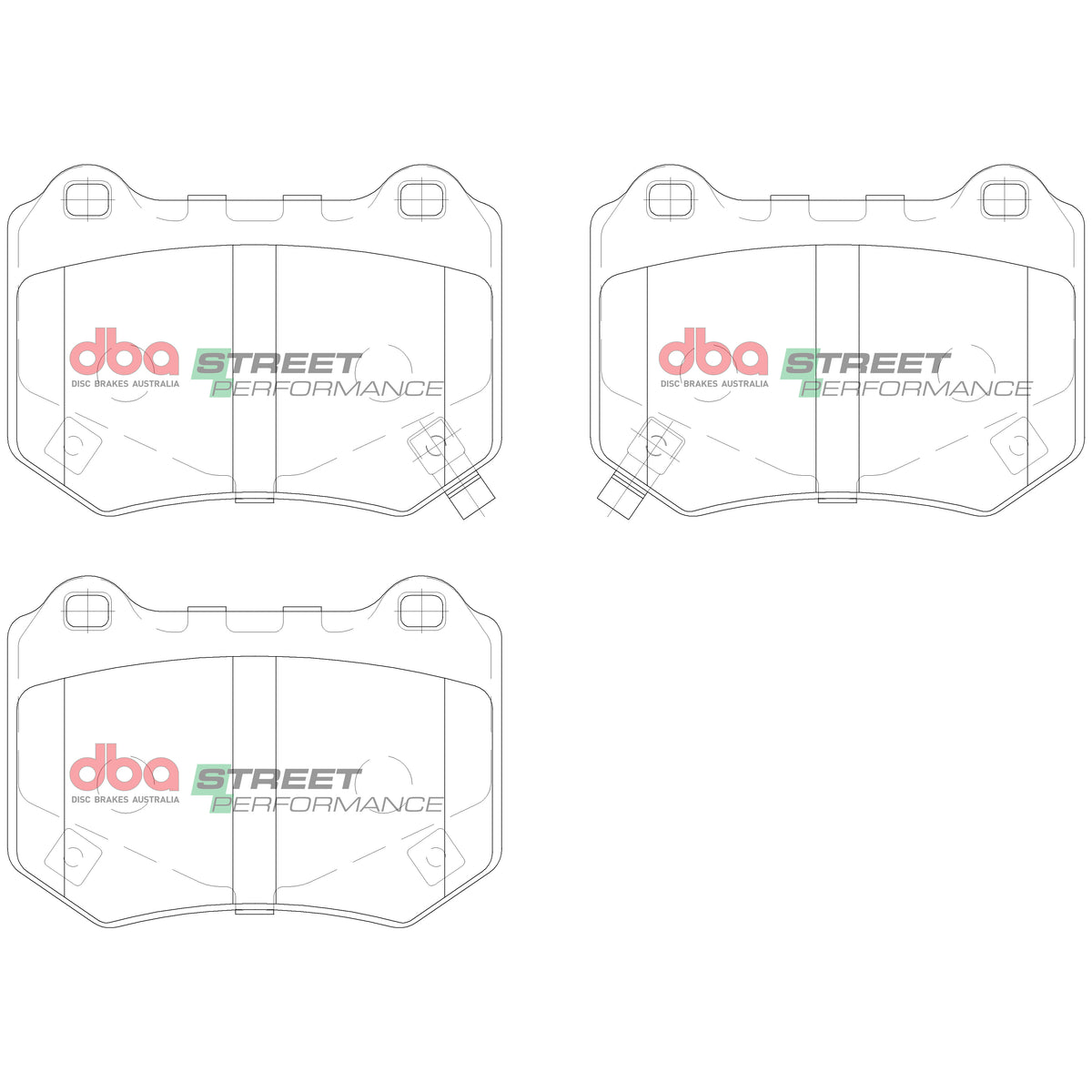 DB15007SP Brake Pads Street Performance | Rear Axle