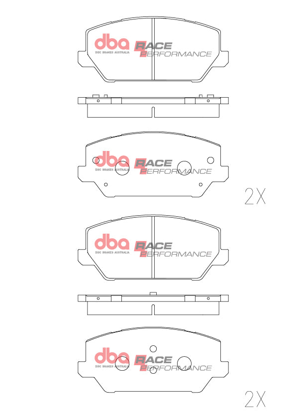 DB15012RP Brake Pads Race Performance