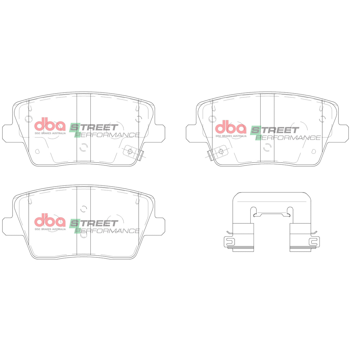 DB15013SP Brake Pads Street Performance | Rear Axle