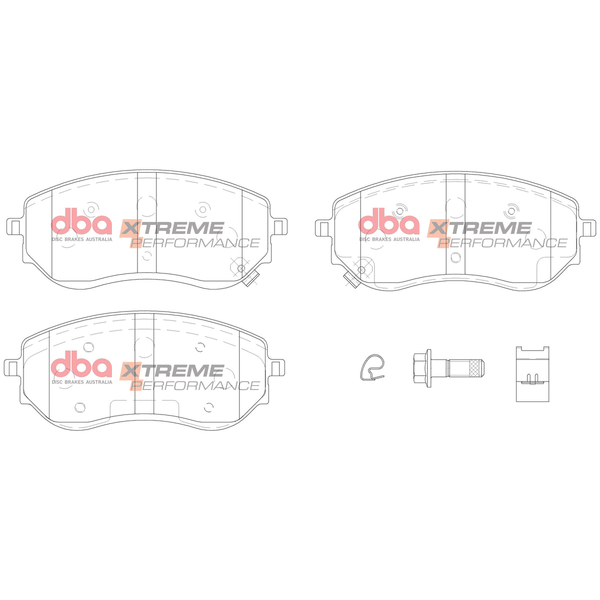 DB15014XP Brake Pads Xtreme Performance | Front Axle