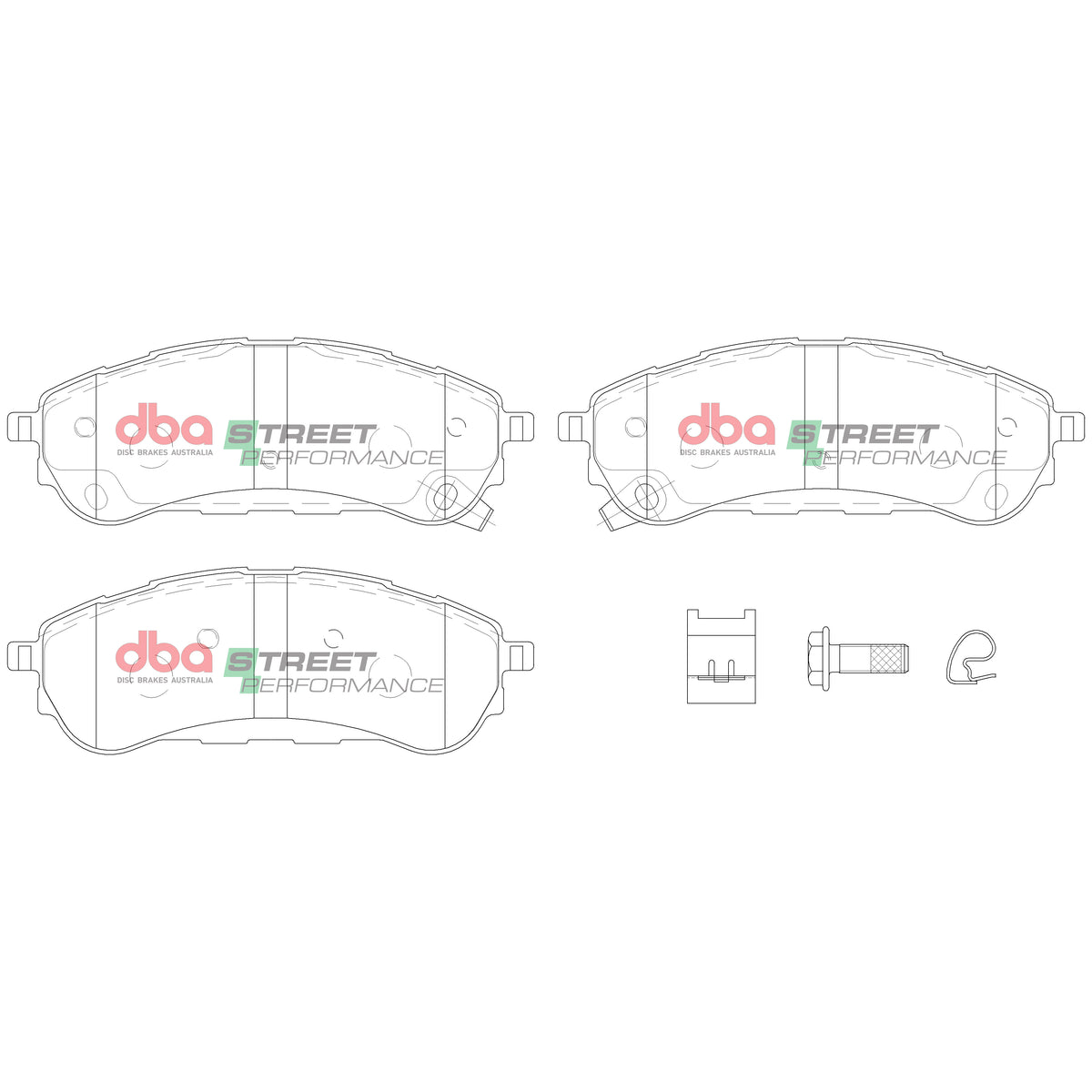 DB15016SP Brake Pads Street Performance | Rear Axle