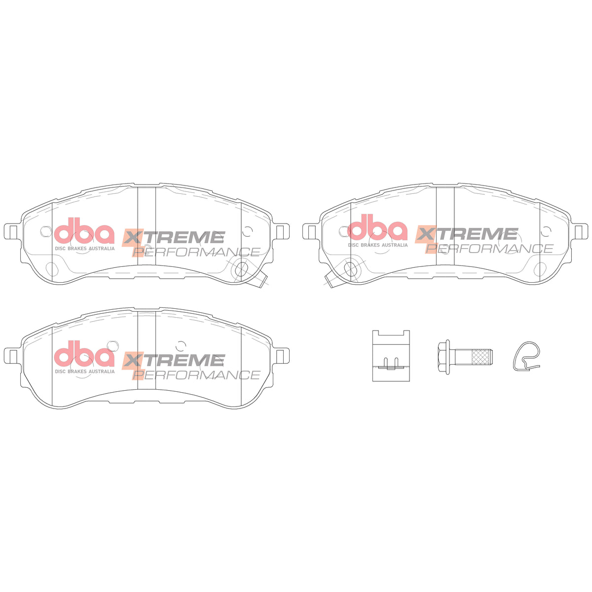 DBA43109S-15016XP Brake Kit - 4000 Series T3 Slotted & Xtreme Performance Brake Pads (2x DBA43109S + DB15016XP)