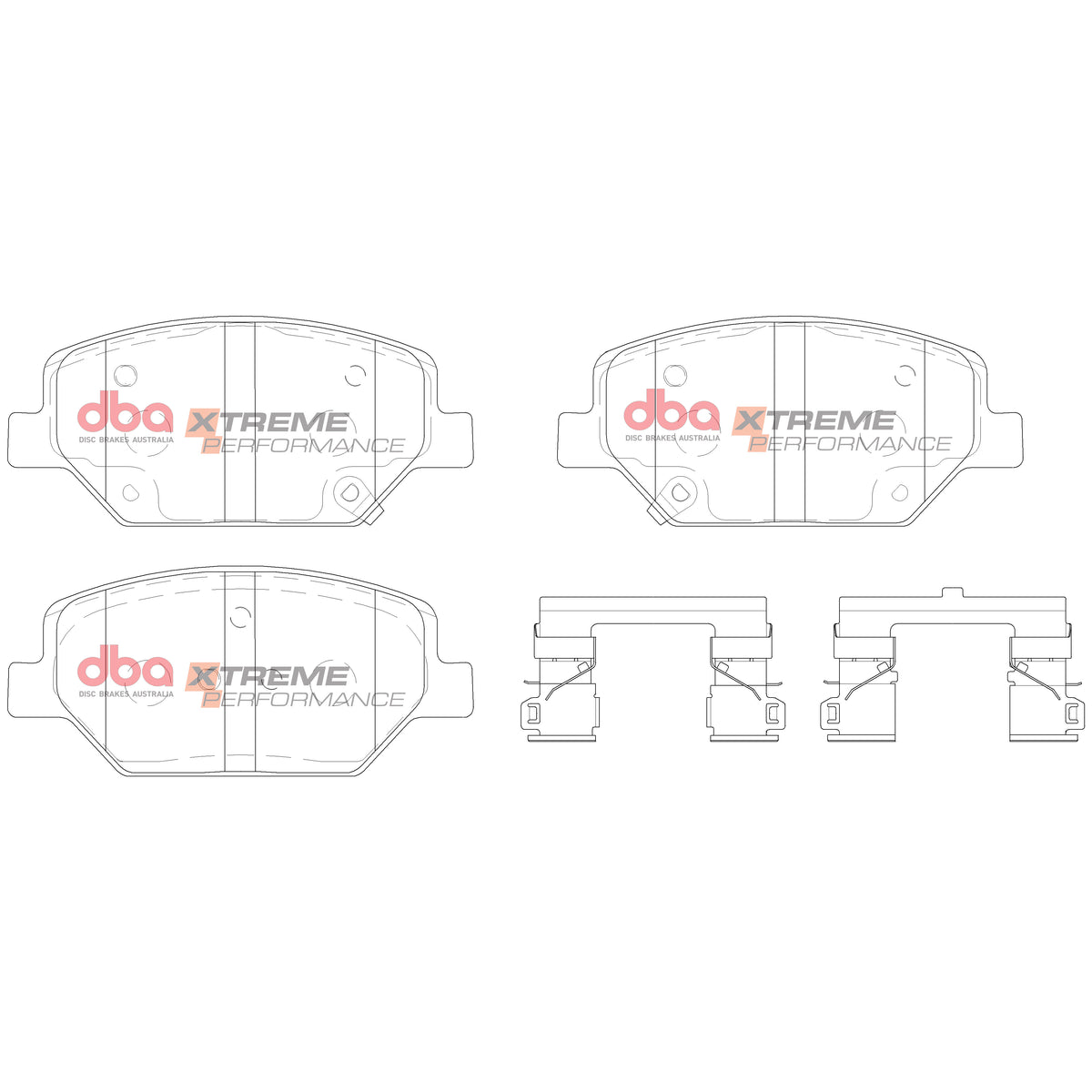 DB15017XP Brake Pads Xtreme Performance | Front Axle