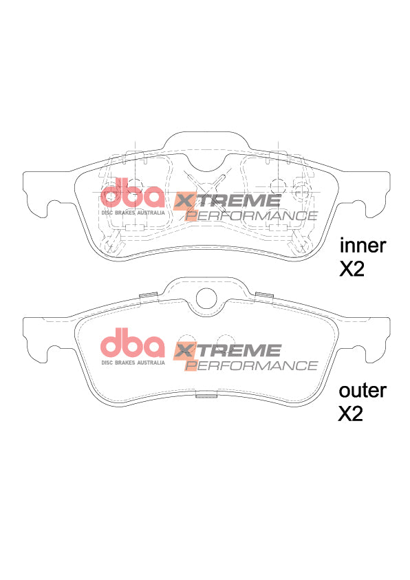 DB1501XP Brake Pads Xtreme Performance | Rear Axle