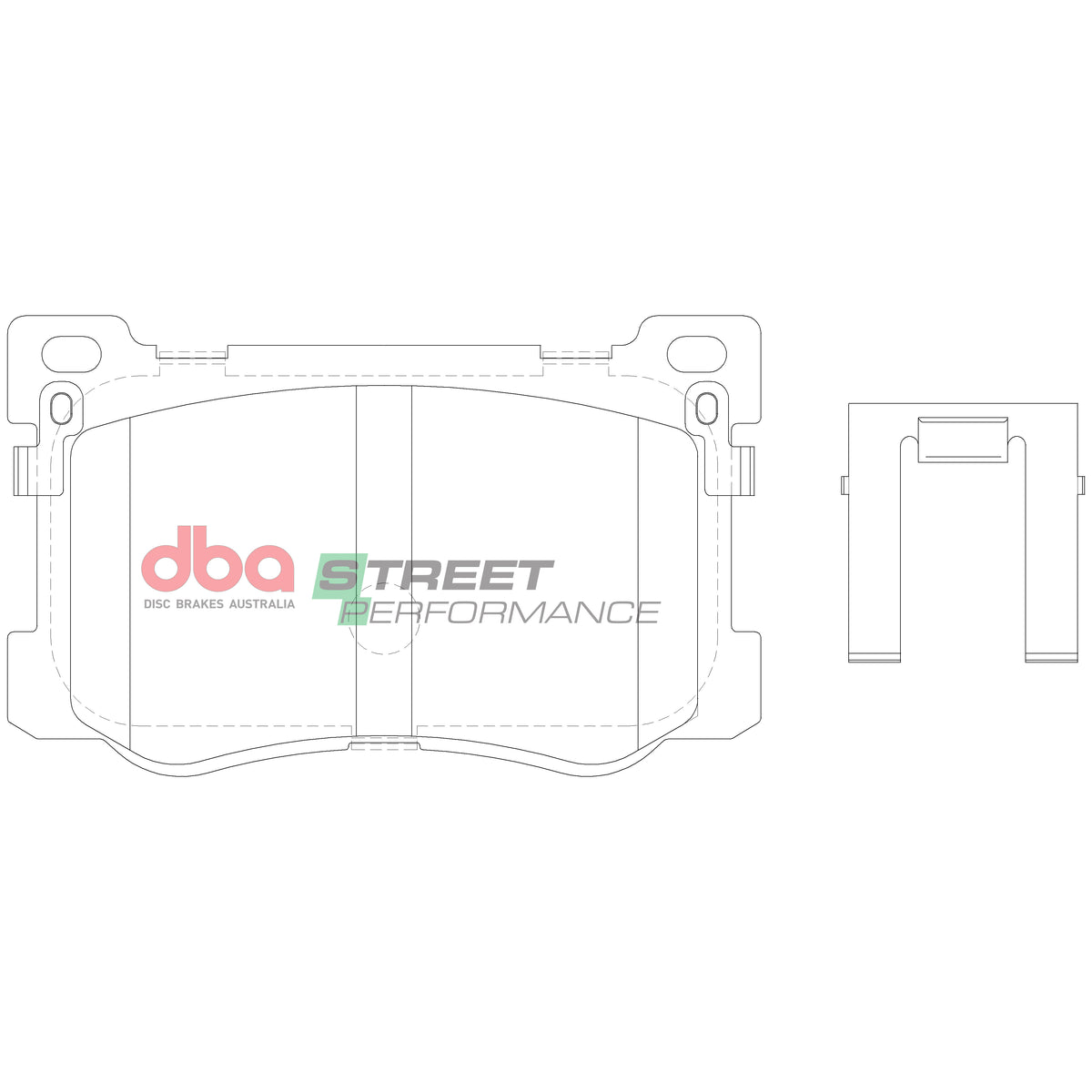 DB15021SP Brake Pads Street Performance | Front Axle