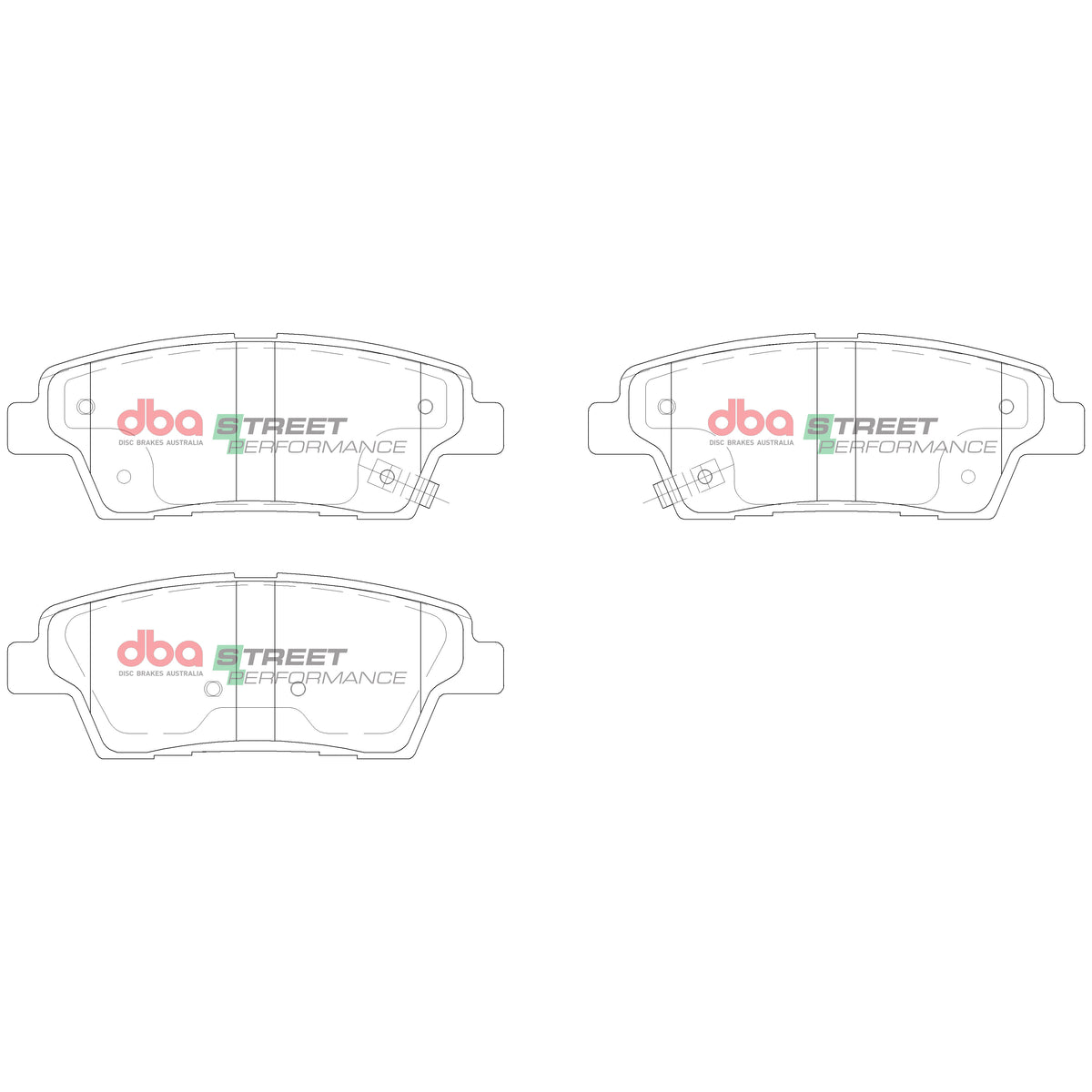 DB15022SP Brake Pads Street Performance | Rear Axle