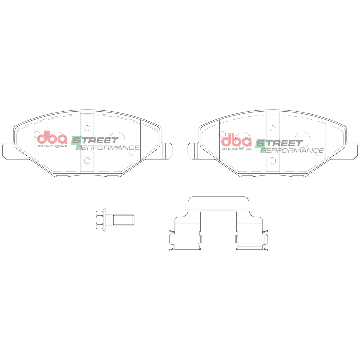 DB15024SP Brake Pads Street Performance | Front Axle