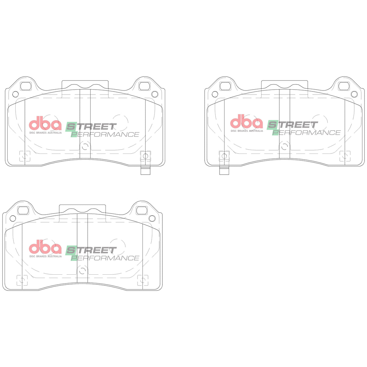 DB15025SP Brake Pads Street Performance | Front Axle