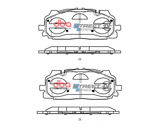 DB15030SSEV Brake Pads Street Series – Front