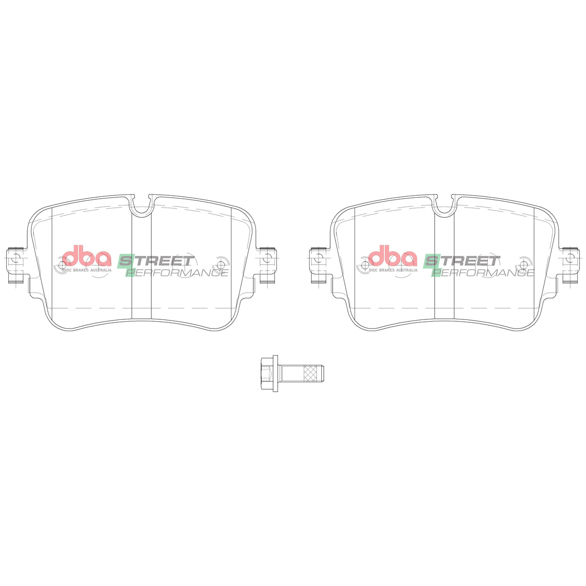 DB15031SP Brake Pads Street Performance | Rear Axle