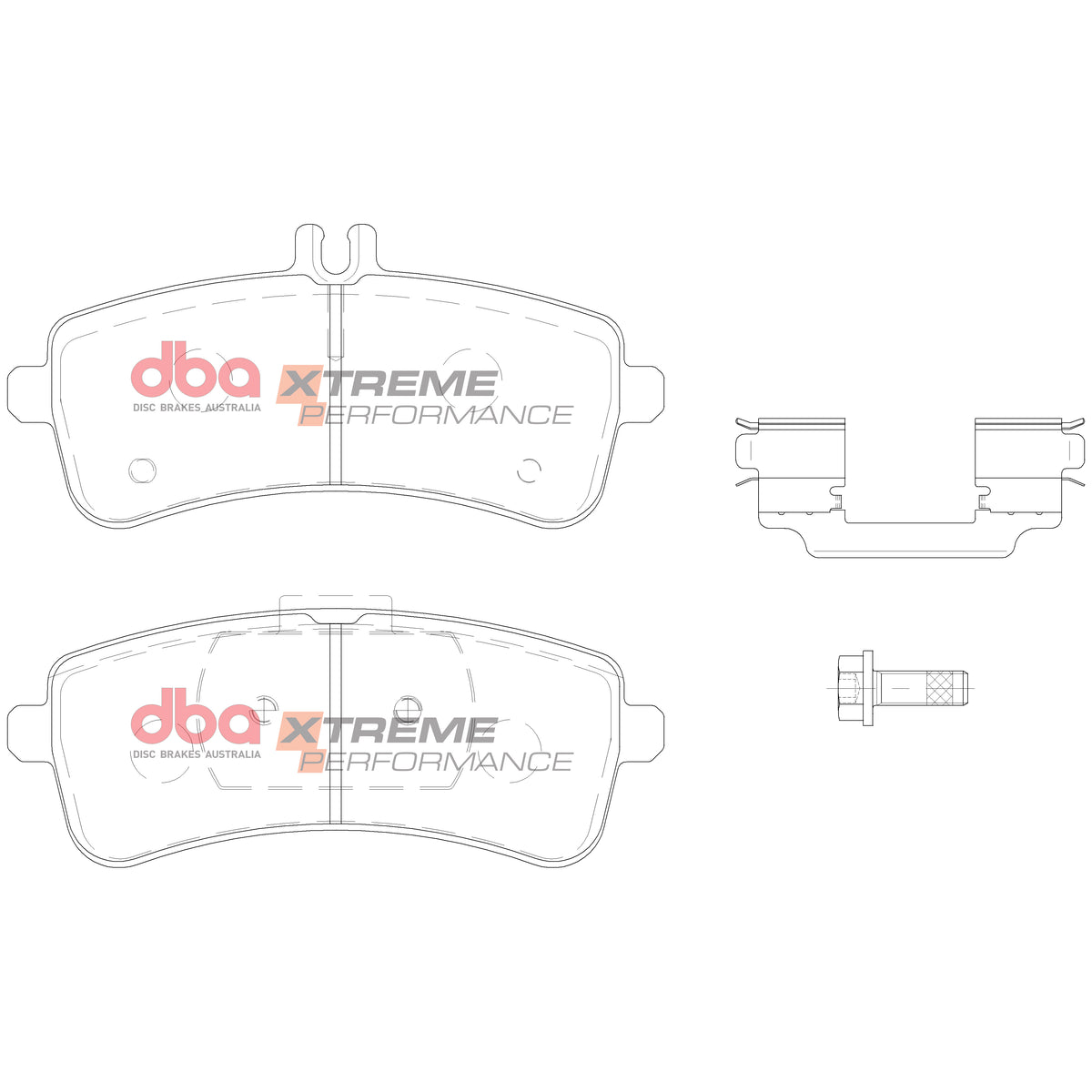 DB15034XP Brake Pads Xtreme Performance | Rear Axle