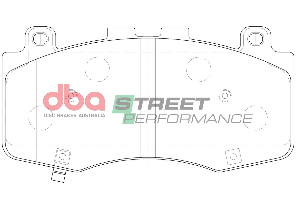 DB15039SP Brake Pads Street Performance | Front Axle