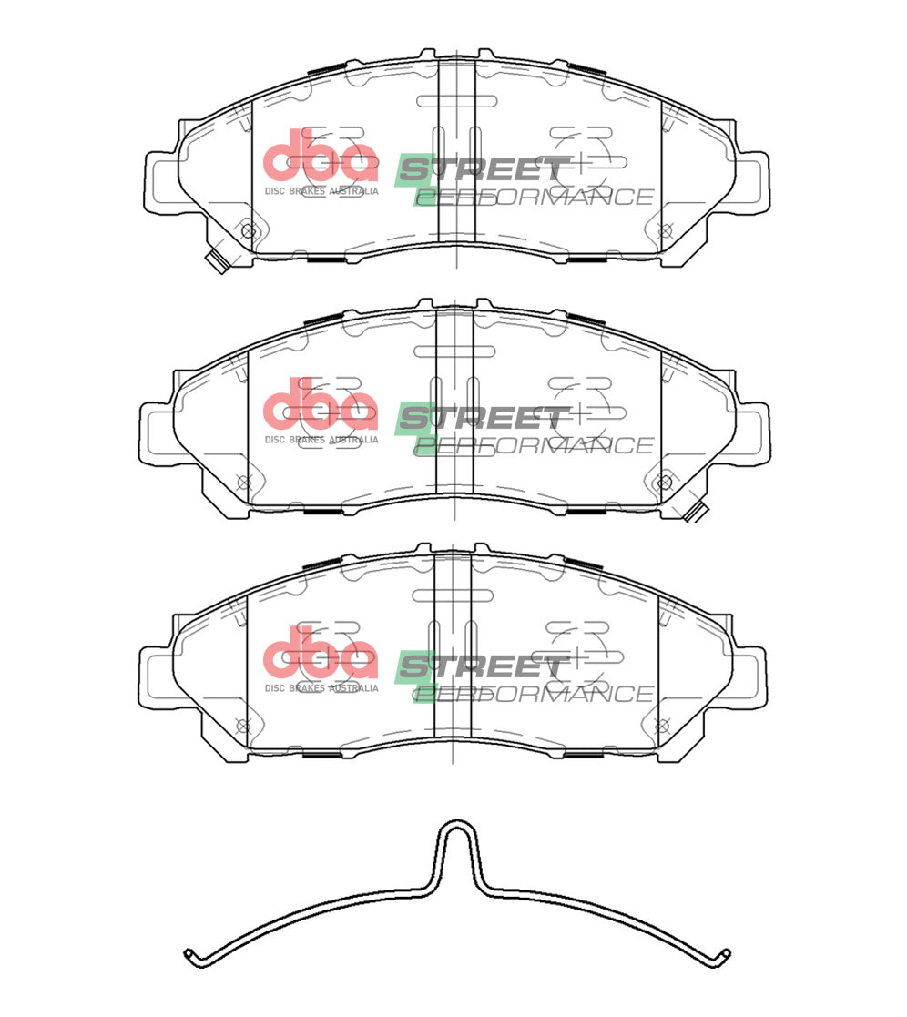 DB15051SP Brake Pads Street Performance | Front Axle