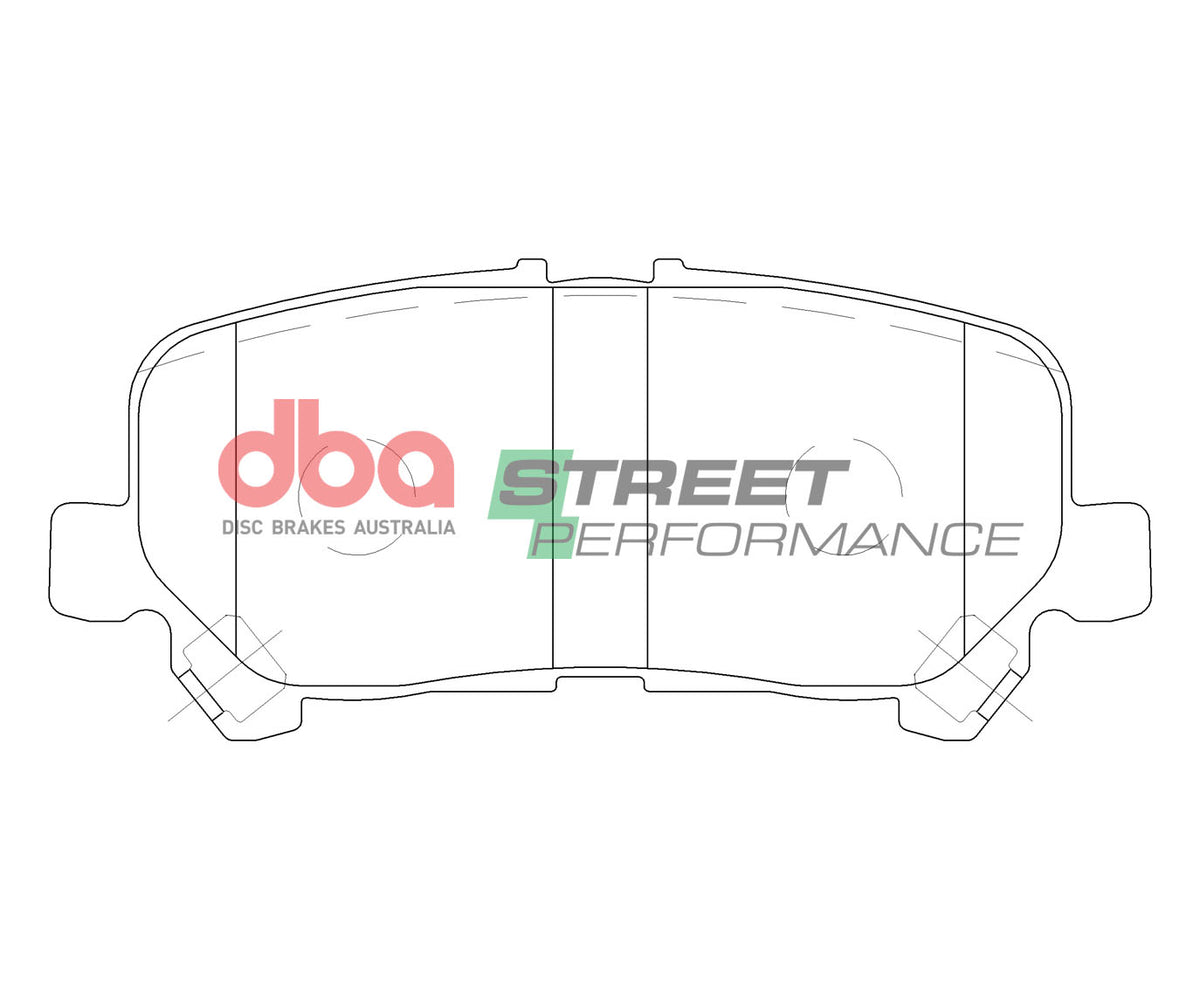 DB15052SP Brake Pads Street Performance | Rear Axle