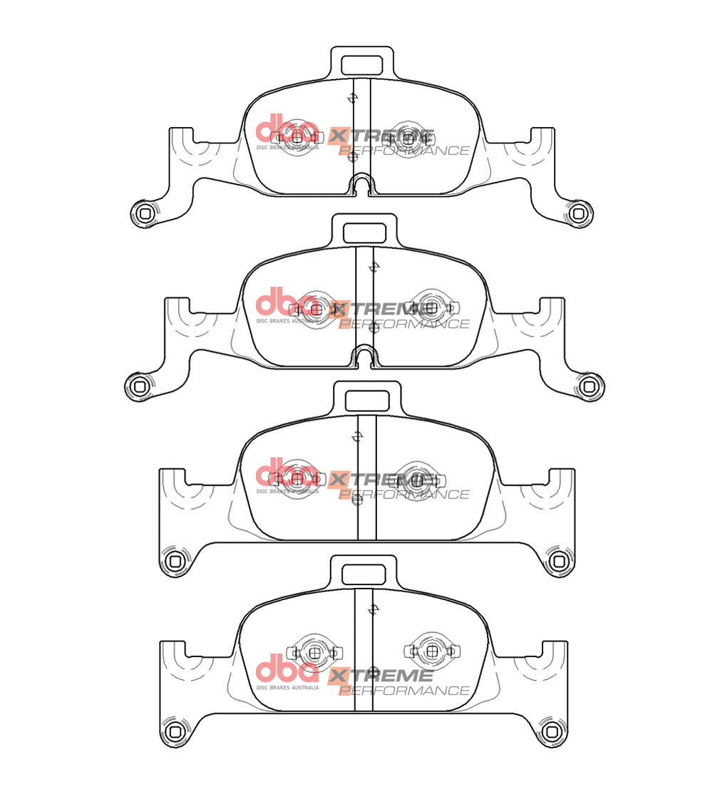 DB15060XP Brake Pads Xtreme Performance | Front Axle