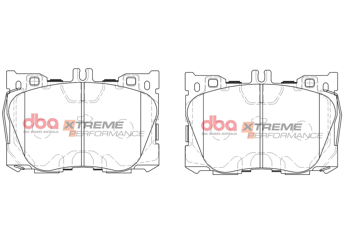 DB15062XP Brake Pads Xtreme Performance | Front Axle