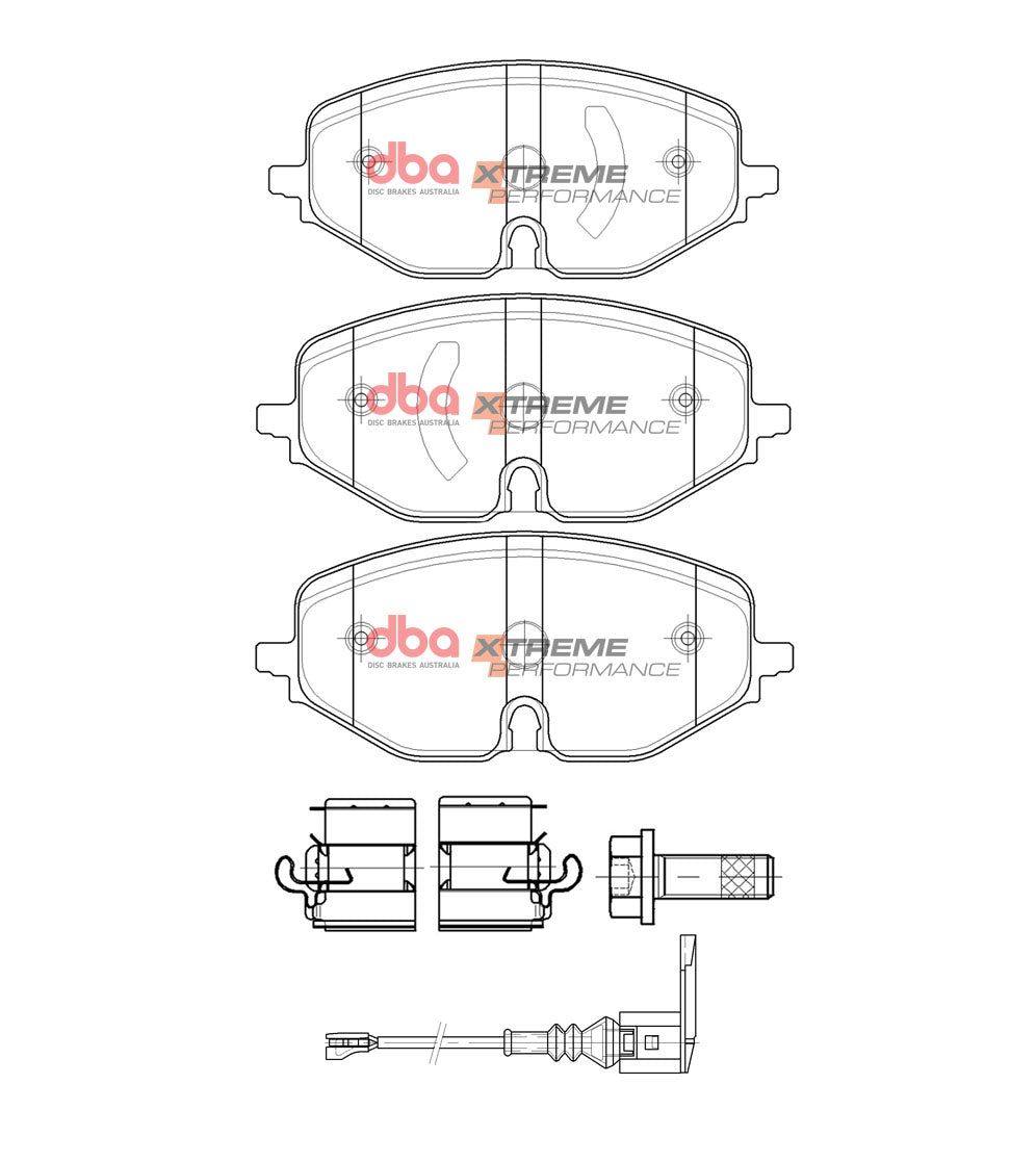 DB15091XP Brake Pads Xtreme Performance | Front Axle