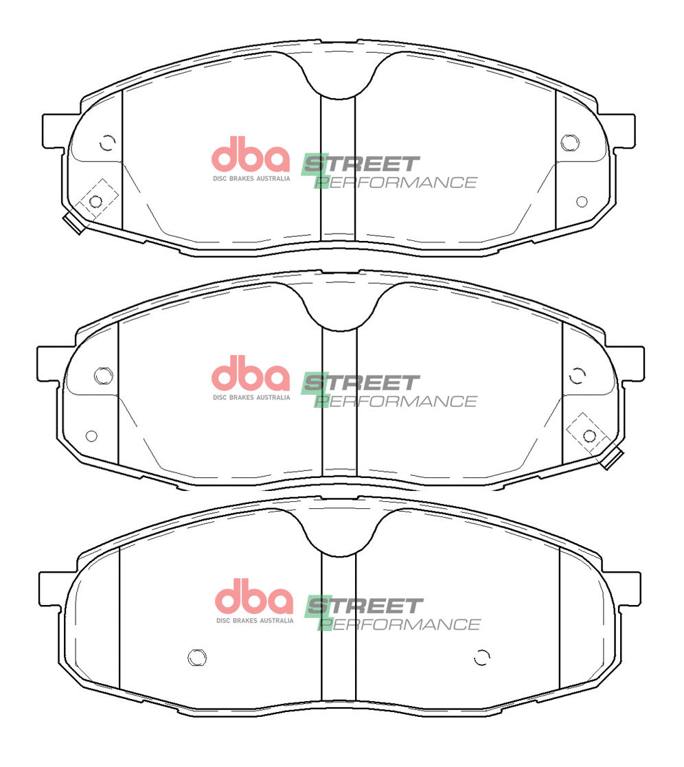 DB15095SP Brake Pads Street Performance | Front Axle