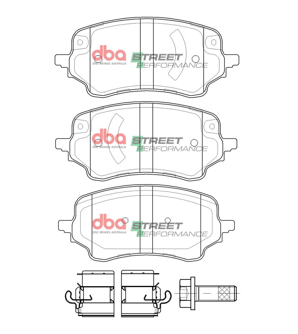 DB15097SP Brake Pads Street Performance | Front Axle