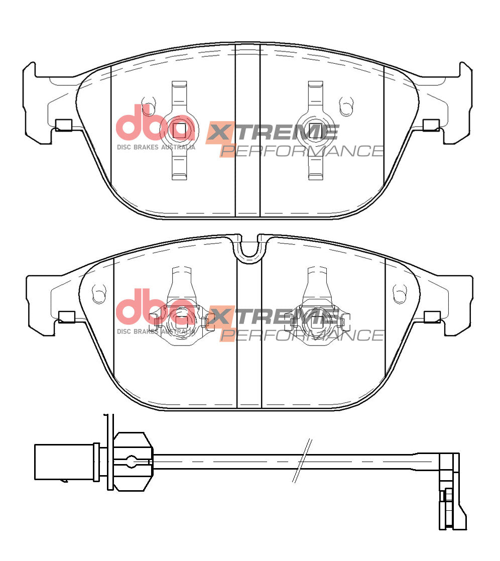 DB15099XP Brake Pads Xtreme Performance | Front Axle