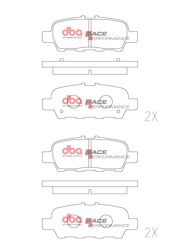 DB1509RP Brake Pads Race Performance