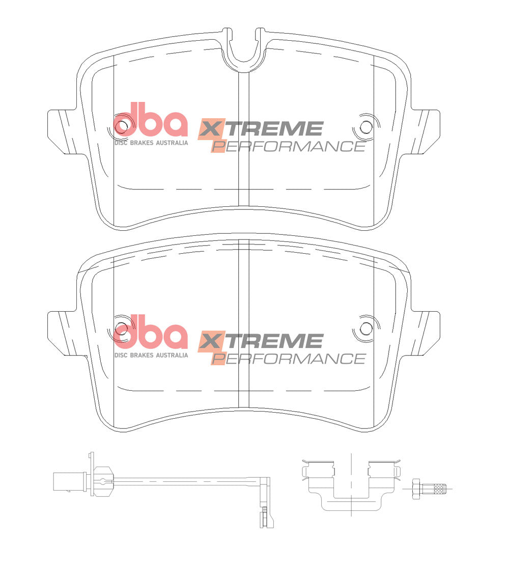 DB15101XP Brake Pads Xtreme Performance | Rear Axle