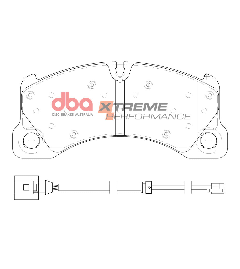 DBA42598S-15102XP Brake Kit - 4000 Series T3 Slotted & Xtreme Performance Brake Pads (2x DBA42598S + DB15102XP)