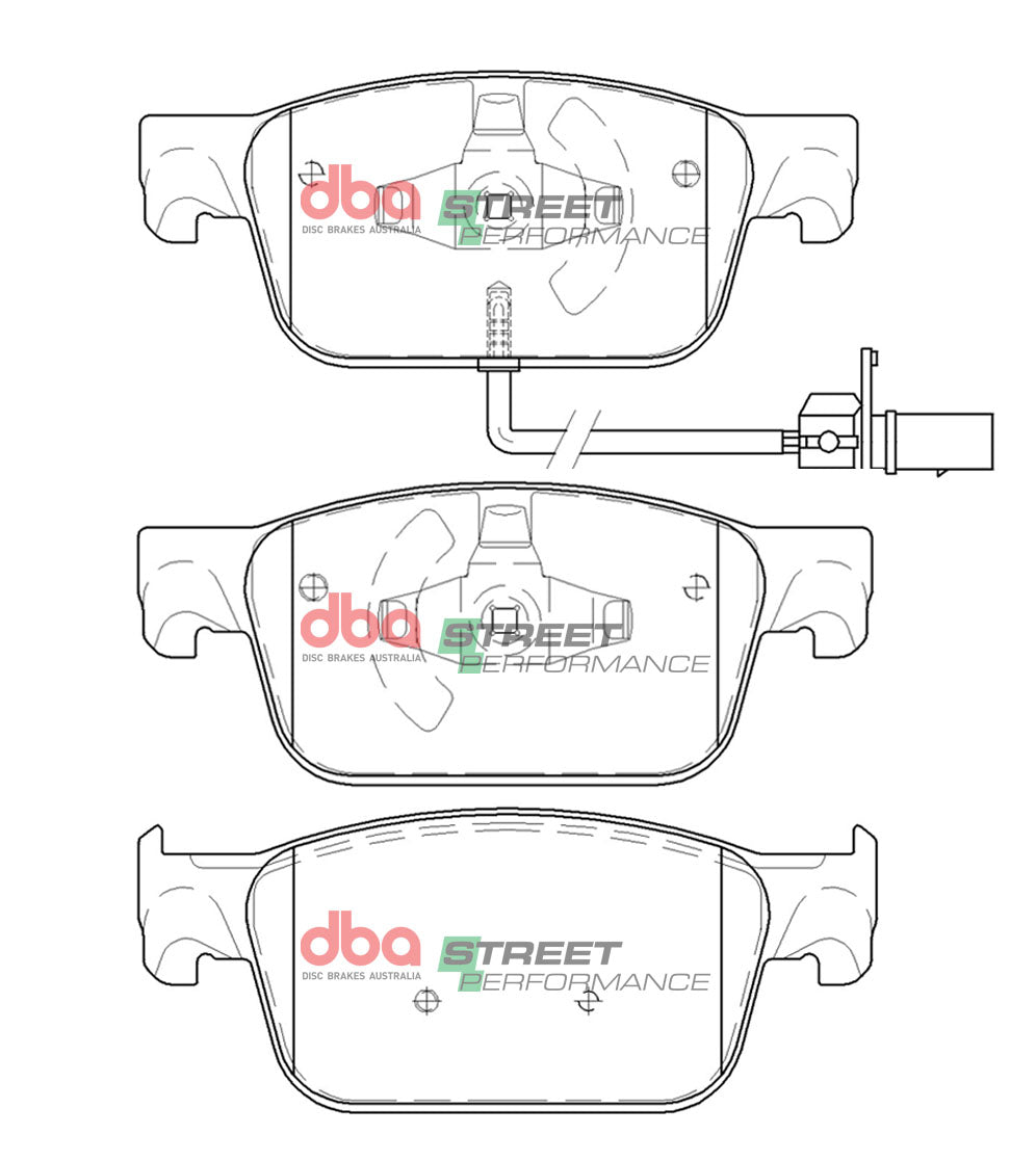 DB15106SP Brake Pads Street Performance | Front Axle