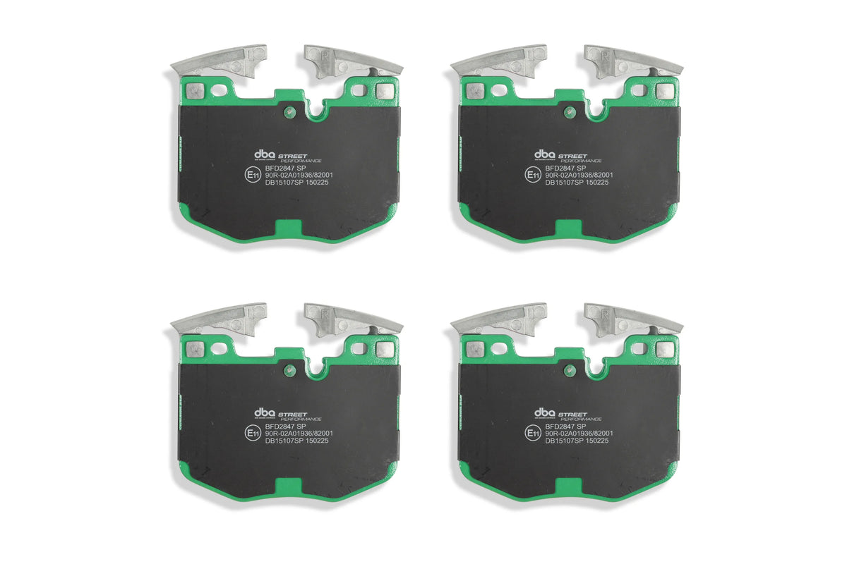 DBA3417S-15107SP Brake Kit - Street Series T2 Slotted & Street Performance Brake Pads (2x DBA3417S + DB15107SP)