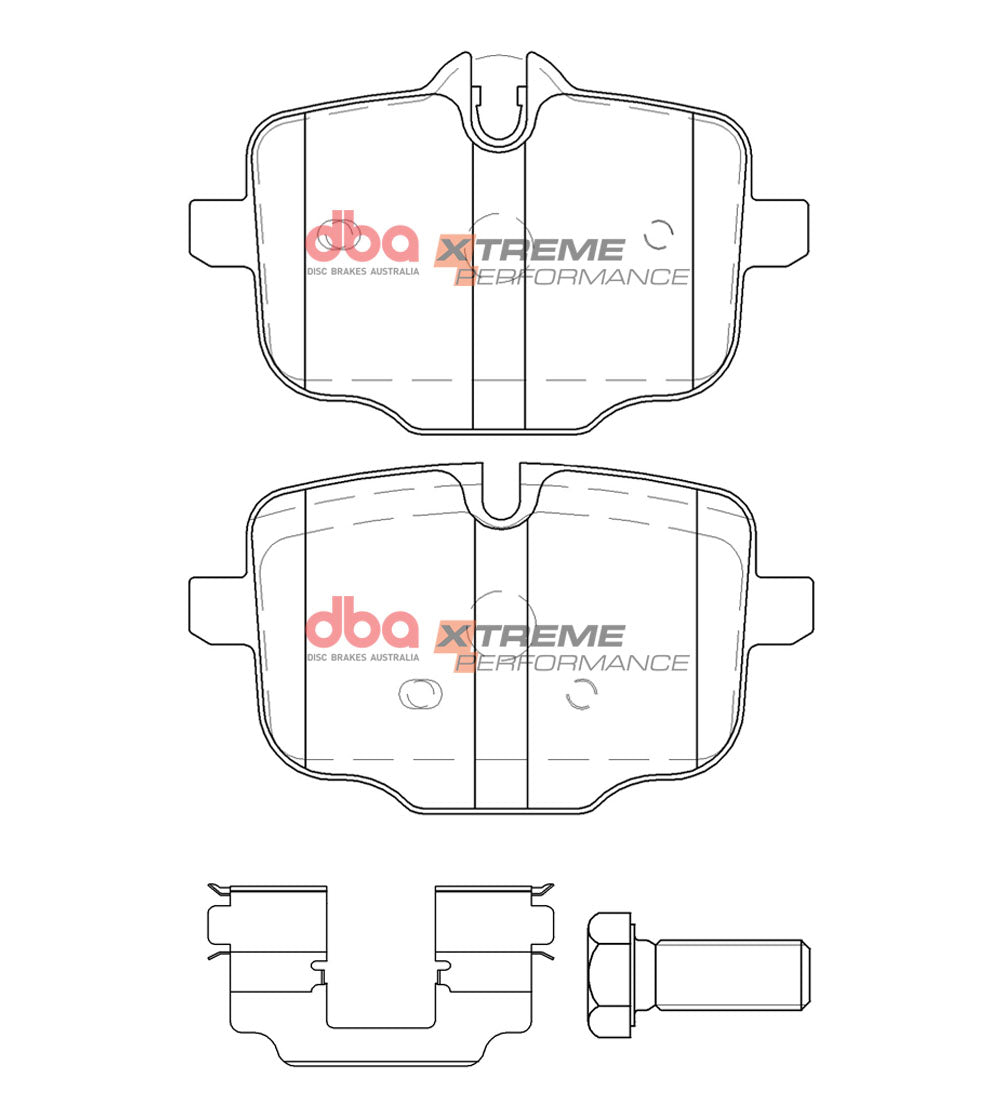 DB15109XP Brake Pads Xtreme Performance | Rear Axle