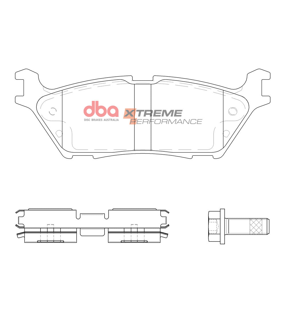DB15123XP Brake Pads Xtreme Performance | Rear Axle