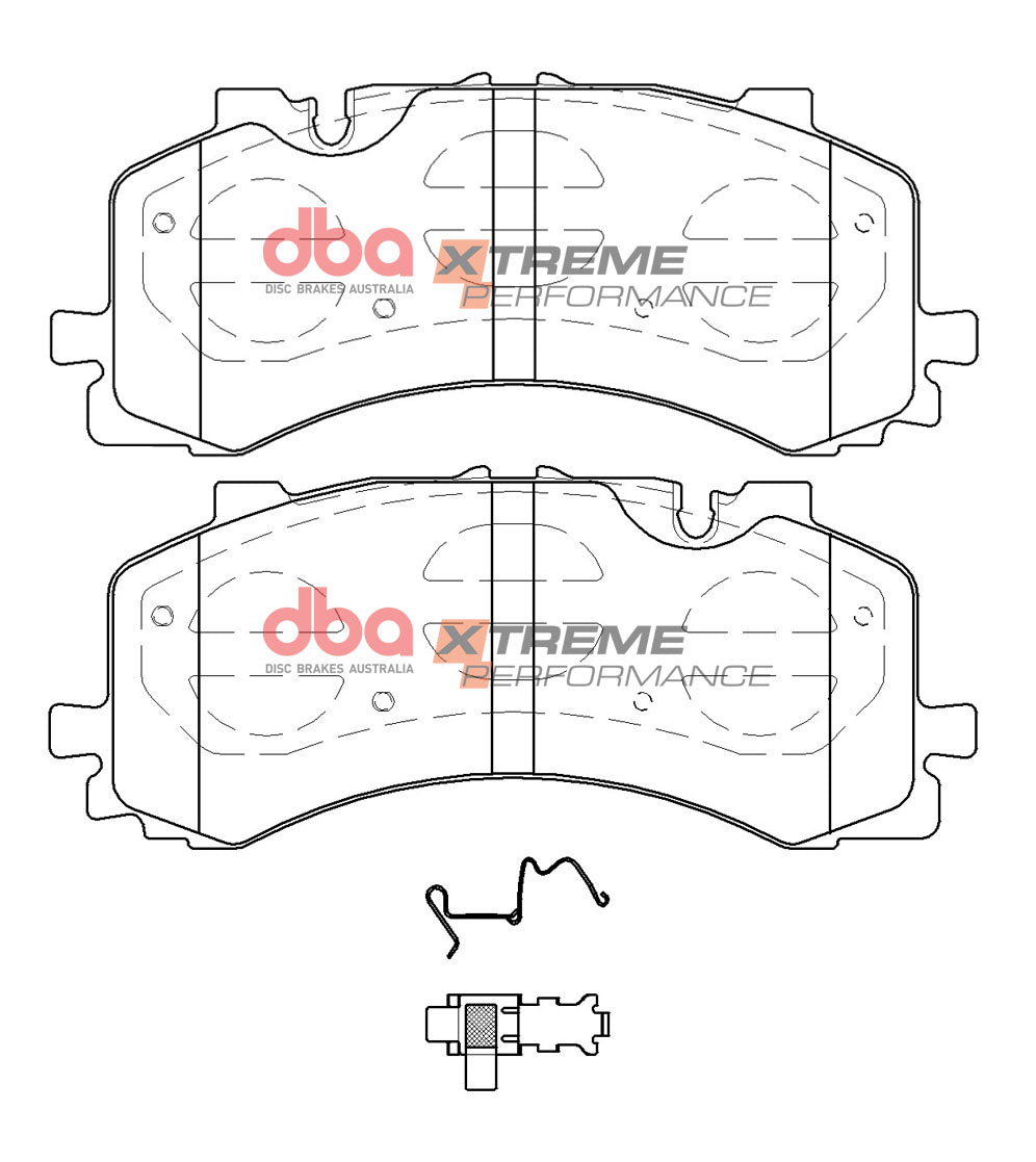 DB15124XP Brake Pads Xtreme Performance | Front Axle