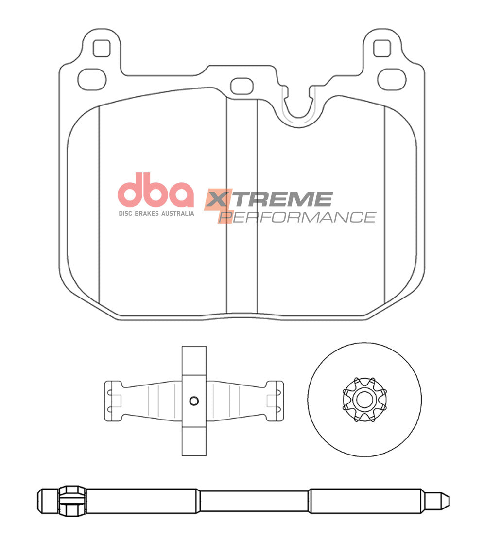 DB15131XP Brake Pads Xtreme Performance | Front Axle