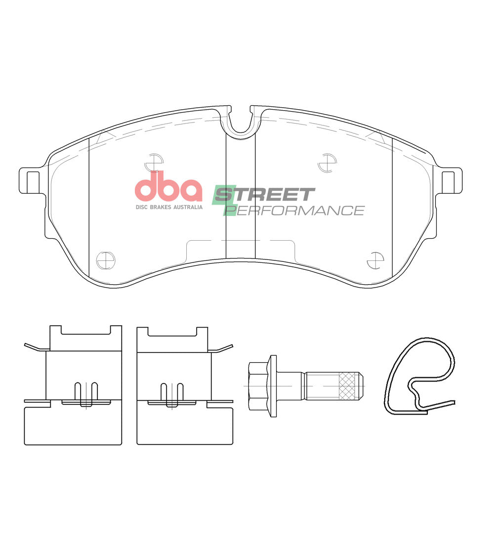 DB15134SP Brake Pads Street Performance | Front Axle