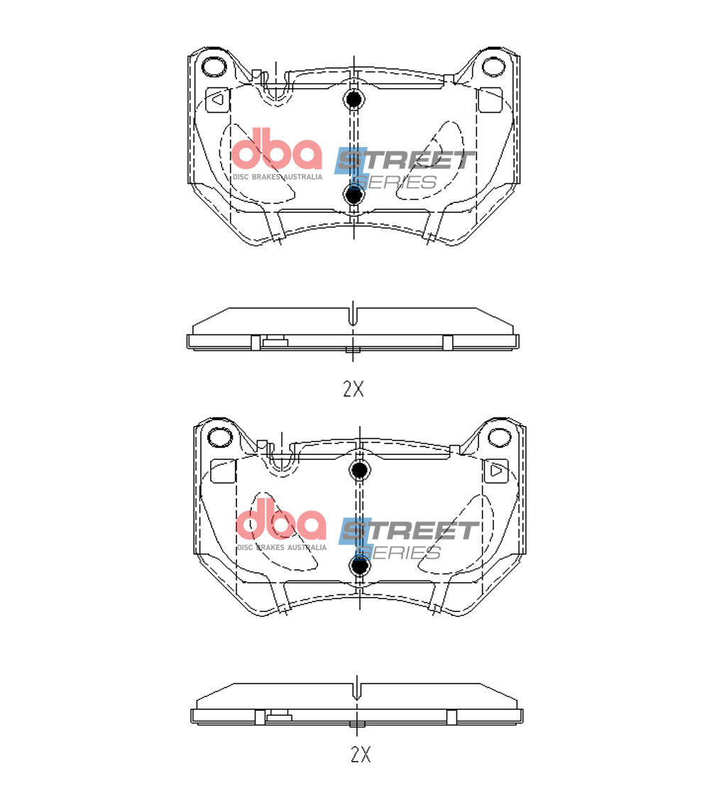 DB15153SS Brake Pads Street Series | Front Axle