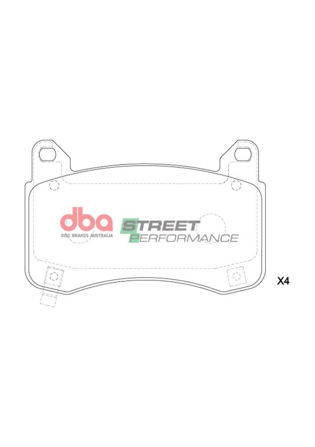 DB15160SP Brake Pads Street Performance | Front Axle