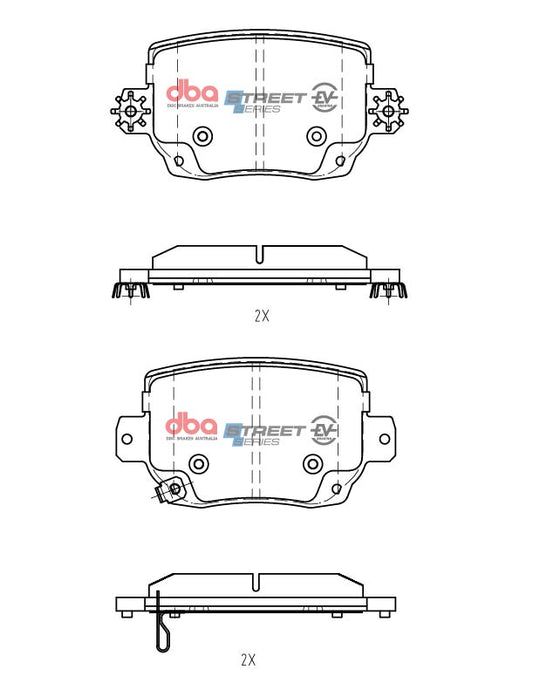 DB15161SSEV Tesla 3 Standard / Long Range (Sports up-grade) 2019 On R – Rear