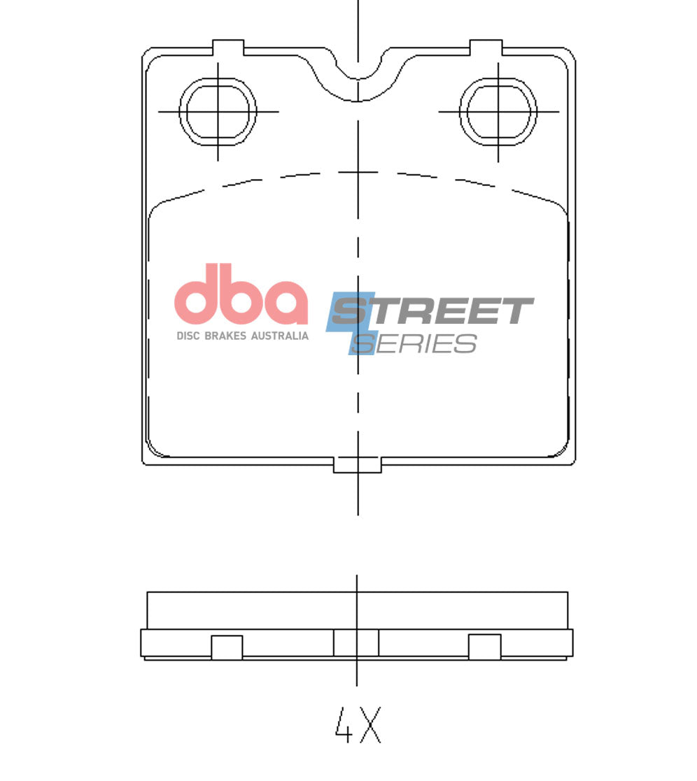 DB15163SS Brake Pads Street Series