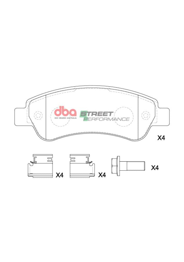 DB15173SP Brake Pads Street Performance | Rear Axle