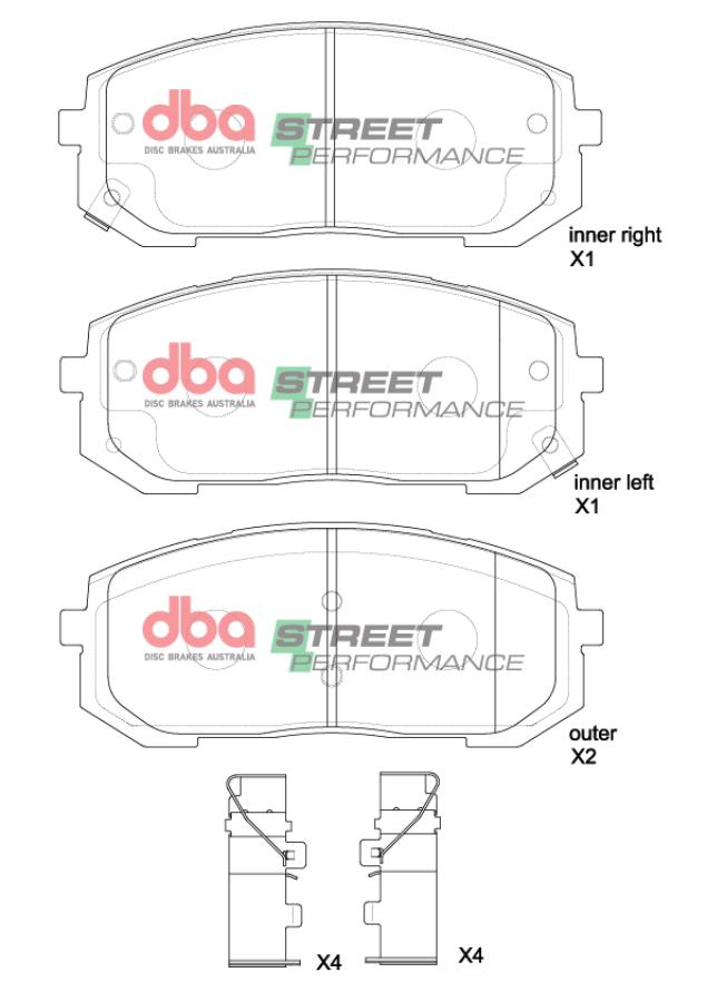 DB15177SP Brake Pads Street Performance | Front Axle