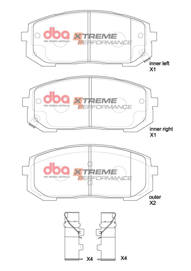 DB15177XP Brake Pads Xtreme Performance | Front Axle