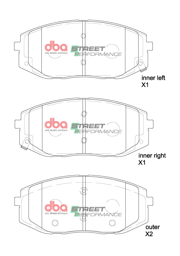 DB15185SP Brake Pads Street Performance | Front Axle